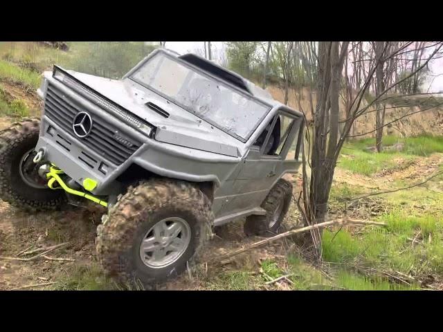 2021.04.17 Mercedes G 2.9 OM602 Offroad Ranch Hungary Testday