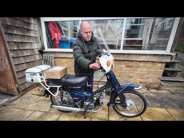 Honda C90 Lifan 110 engine swap. the test ride.