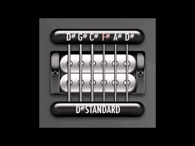 Perfect Guitar Tuner (D# / Eb Standard - Half Step Down = D# G# C# F# A# D#)