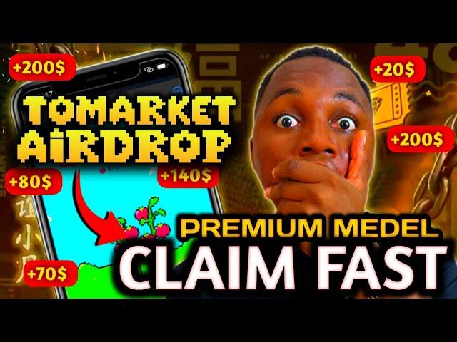 Tomarket Airdrop TGE - Complete Airdrop STEP 4 For Premium Medal || Tomato Airdrop Withdrawal