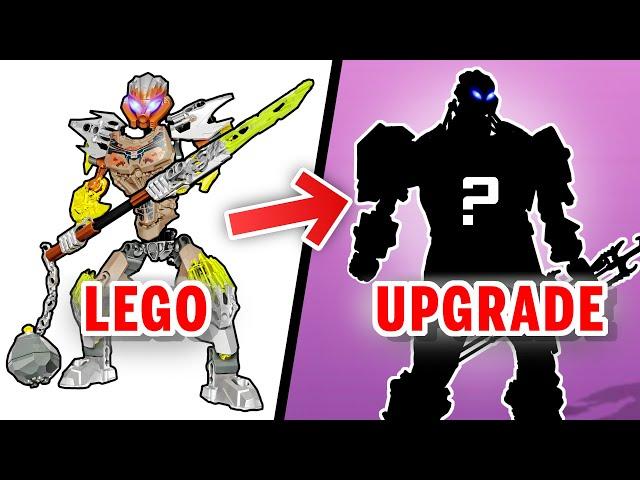 Using G2 POHATU UNITER's LEGO Parts To Build Bionicle MOCs