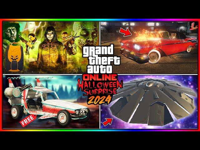 NEW Halloween PHANTOM GHOST CAR Event, Stealth UFO, Space Docker, GTA 5 DLC 2024 (GTA Online Update)