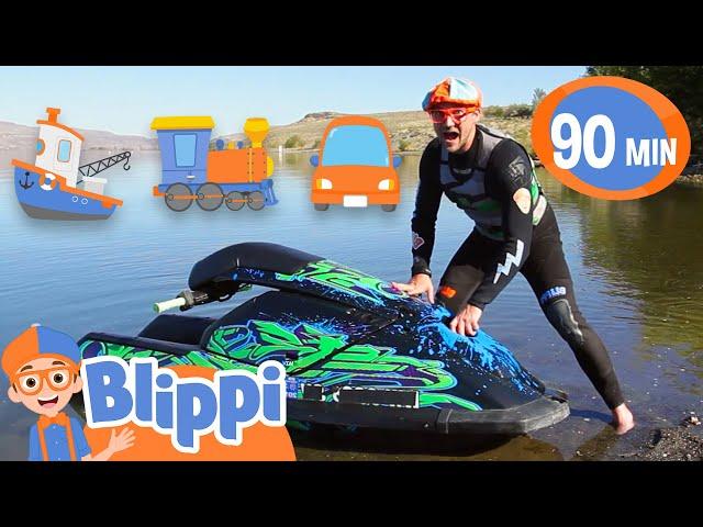 Learn About Boats And Other Fun Vehicles With Blippi for Kids! | Educational Videos for Toddlers