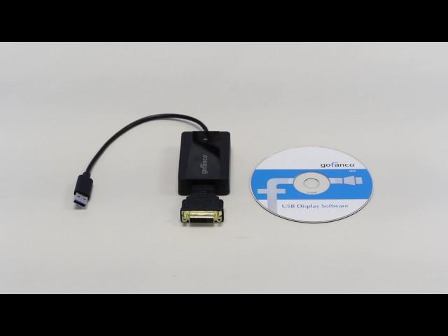 How to Install: gofanco USB 3.0 to HDMI/DVI Video Graphics Adapter