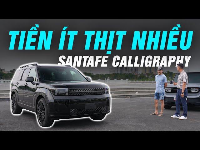 Chạy thử Hyundai Santa Fe 2024 Turbo Calligraphy - Tiền ít, thịt nhiều