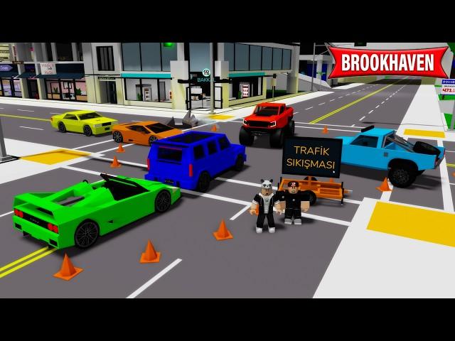 ŞEHİRDE TRAFİK SIKIŞTI ! - Roblox Brookhaven