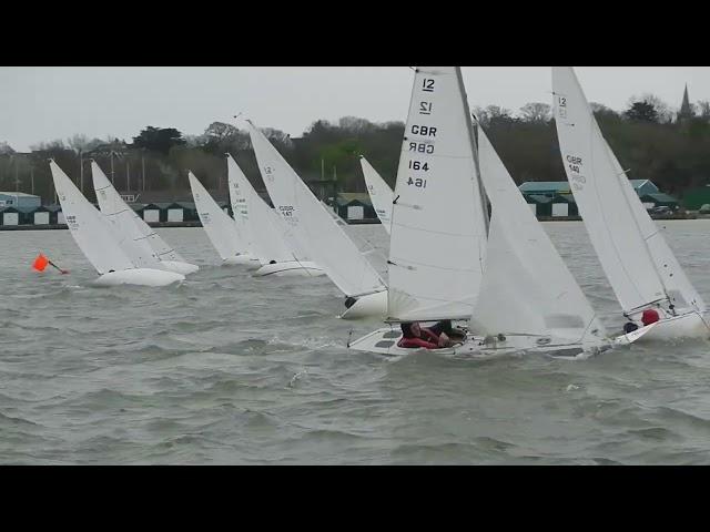 Bembridge Illusions - Flying Dutchman Trophy 2024 - Start of Race 3  - Saturday 6th April