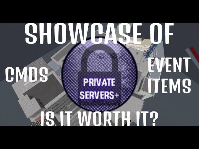 Roblox Criminality Private Servers + Showcase