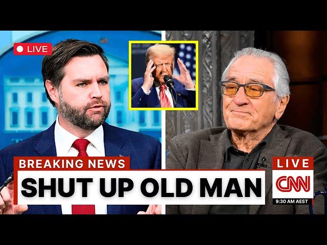 Robert De Niro BOLDLY CONFRONTED JD Vance & Trump On LIVE TV