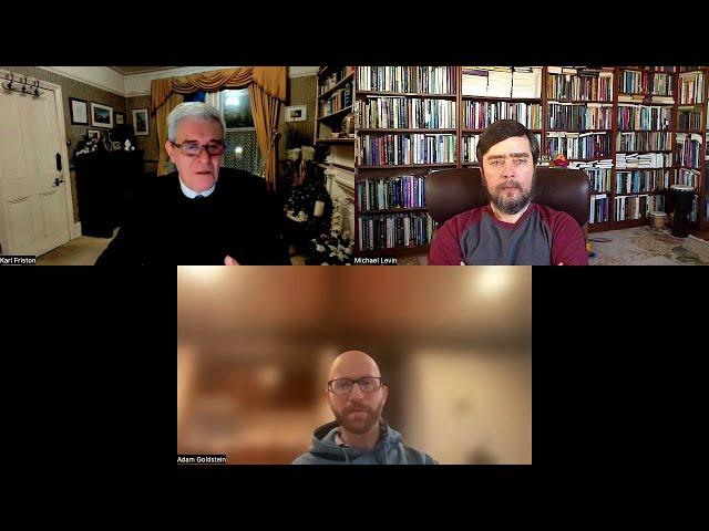 Karl Friston, Adam Goldstein, and Michael Levin discuss active inference and algorithms