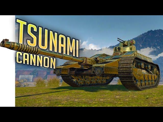 Crossout -The Monster Cannon - Tsunami Cannon Sniper Build - Crossout Gameplay Highlights