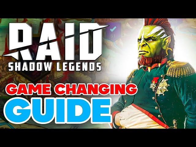 Raid Shadow Legends Guide️Tutorial & Tips️How to level up fast in 2024