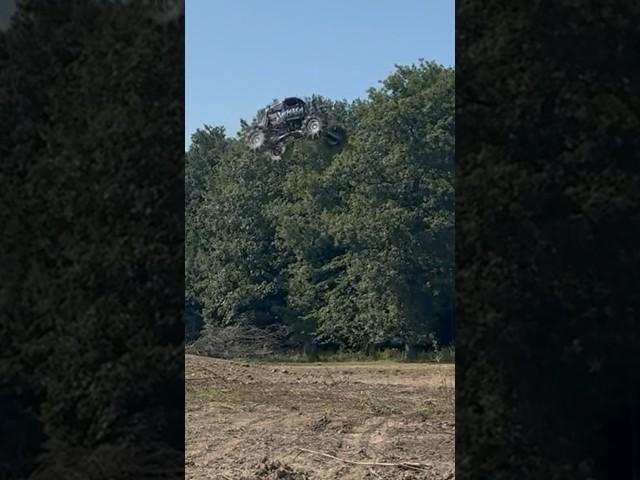 World Record Mega Truck Jump Gone Wrong #shorts #megatruck #worldrecord