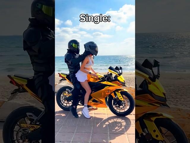 Exclusive with her in bio  Relationships or single? #moto #shorts #auto