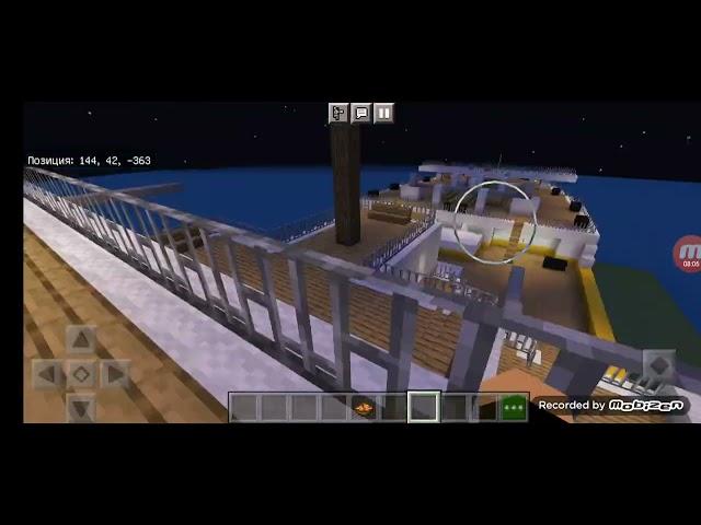 Титаник в майнкрафте крушение познаватель Артём #minecraft # games