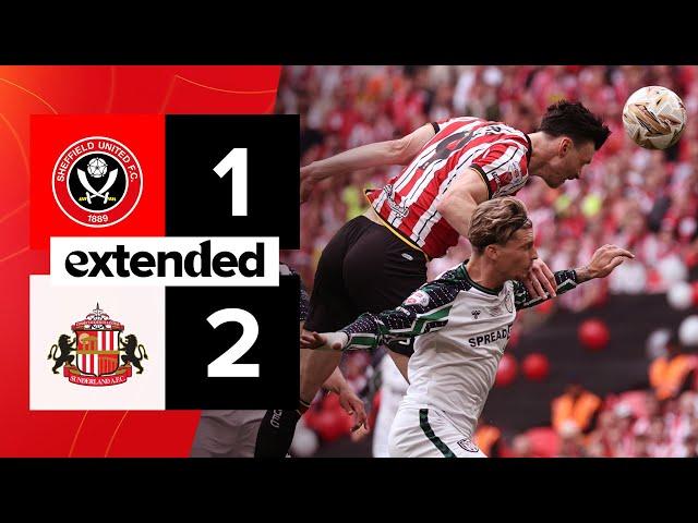 Sheffield United 1-2 Sunderland | Extended EFL Championship Play-off Final highlights