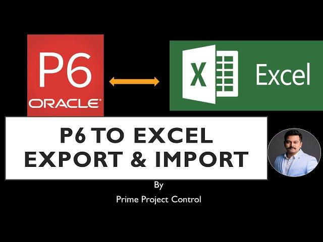 Primavera P6 to Excel Export & Import #planning #primevera #excel #p6 #msp #construction #planner