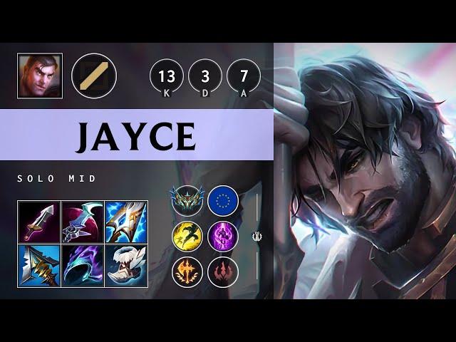 Jayce Mid vs Gwen: Quadra Kill, Godlike - EUW Challenger Patch 14.24