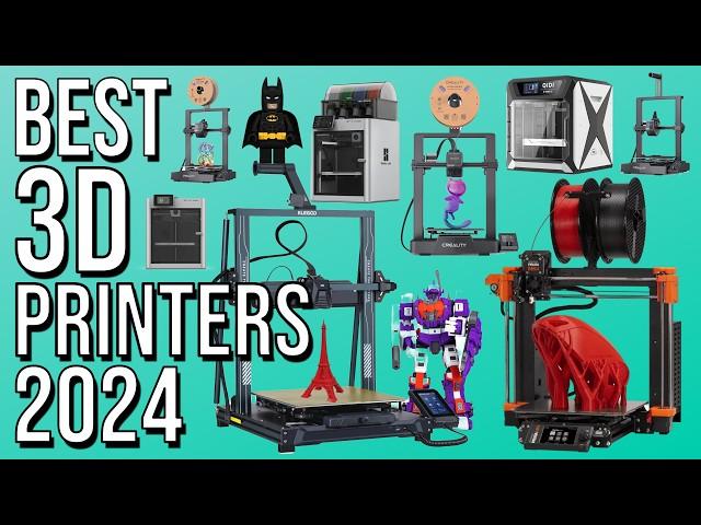 BEST 3D PRINTERS of 2024 - TOP 5 BEST 3D PRINTER for 2024