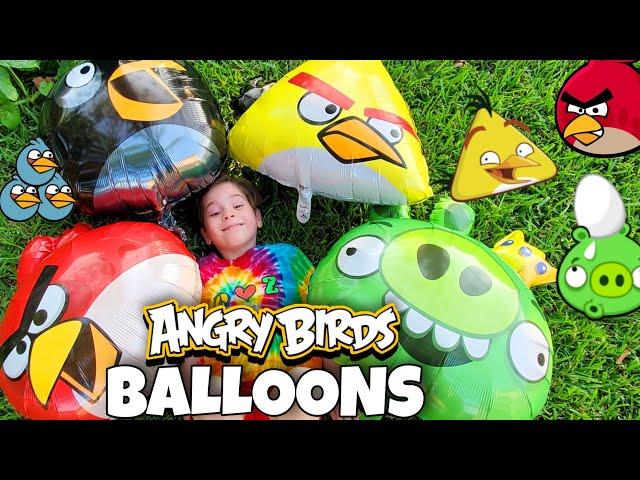 Angry Birds BALLOONS Party Review - Guess Who POPPED!