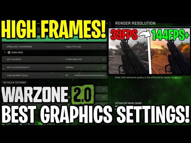 BEST Settings for Warzone 2! (Best FPS & Visibility in Warzone 2.0)