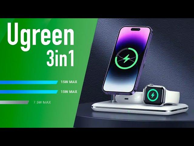 Стильная док-станция на 3 устройства от Ugreen. Такой должна была быть и от Apple, но не стала!