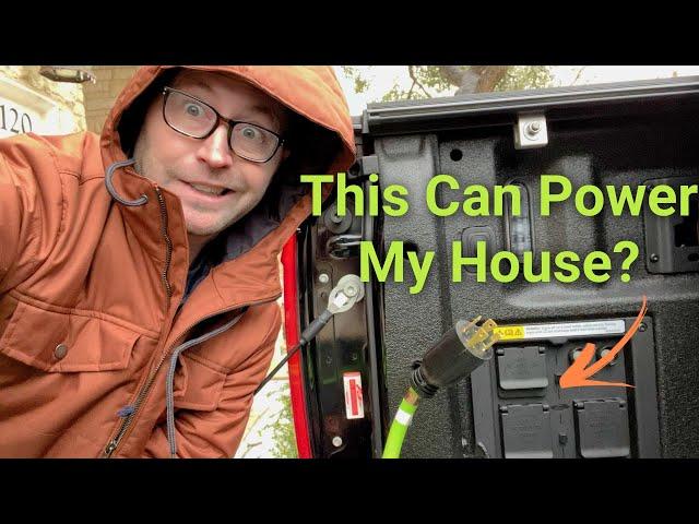 Powering my house with the Ford F-150 Powerboost Generator! Preparing for Texas Ice Storm