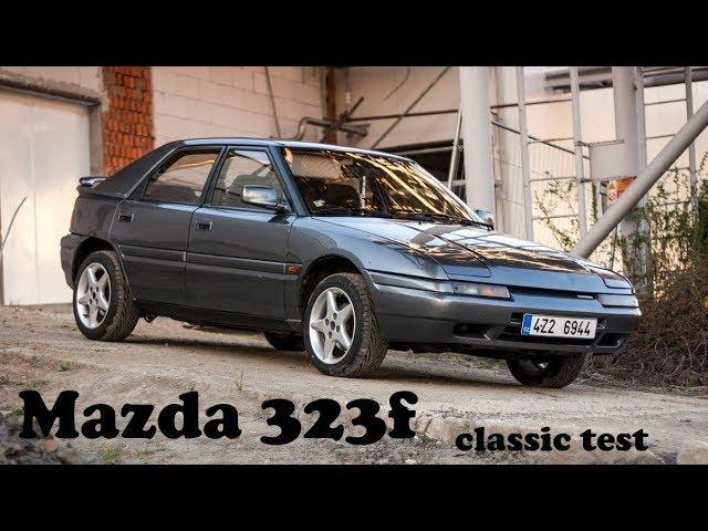 Mazda 323F (Astina) test in old classic top gear 1989