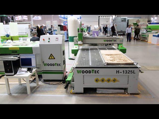 Фрезерно-гравировальный станок с ЧПУ WoodTec H 1325L | Полный обзор оборудования в работе