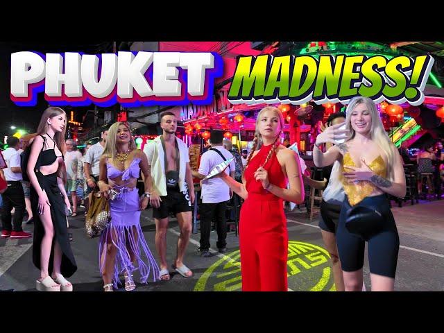 Insane Phuket Nightlife! Walking Bangla Road Phuket in 2024