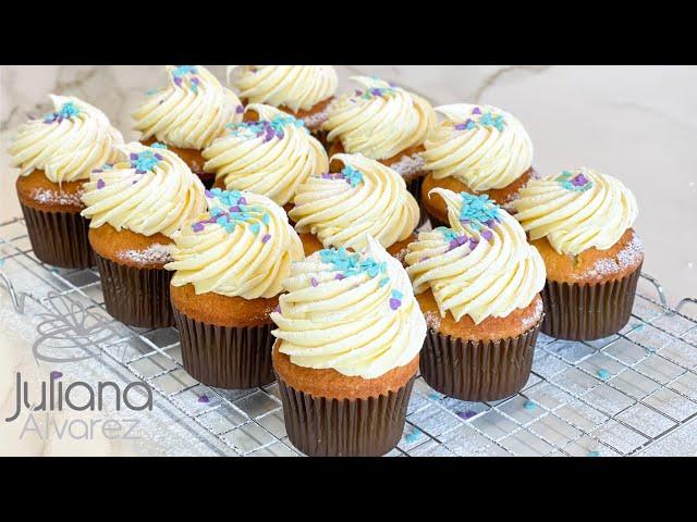 CÓMO HACER CUP CAKES DE VAINILLA