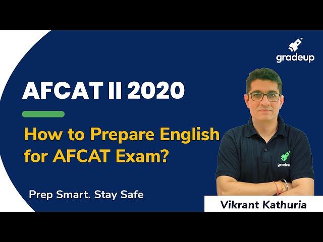 How to Prepare English for AFCAT 2 2020 | English Preparation | Gradeup