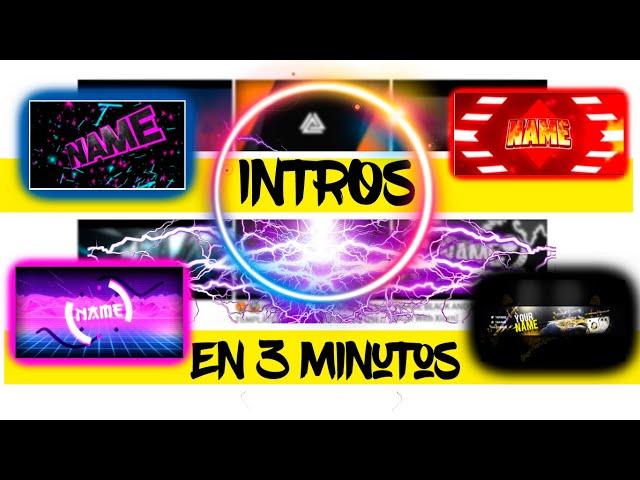 CREAR INTRO & OUTRO para videos de Youtube sin programas 2020 | Facil y Rapido 