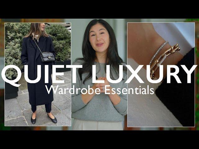 Top 6 QUIET LUXURY Wardrobe ESSENTIALS