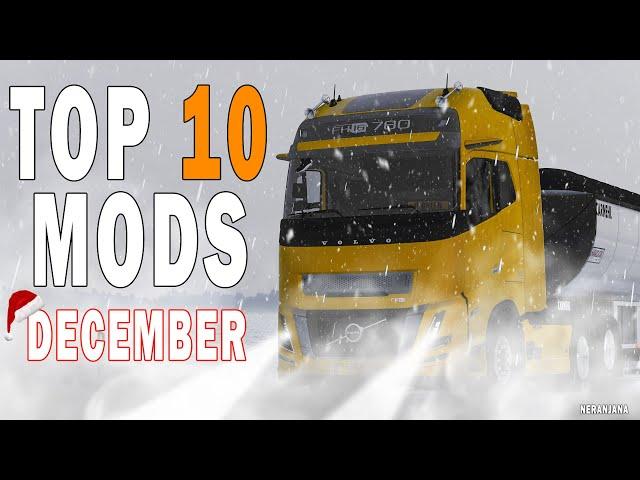 TOP 10 ETS2 MODS - DECEMBER 2024 | Euro Truck Simulator 2 Mods