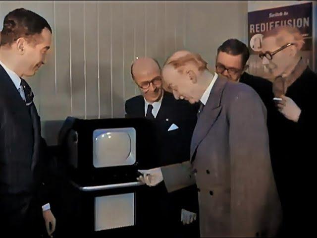 In Colour! - A NEW VIEW AT MARGATE - REDIFFUSION CABLE TV, 1951