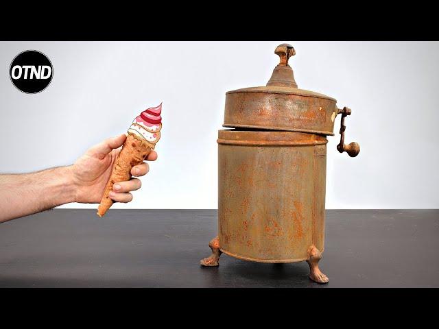 1875 Antique Ice Cream Maker - Restoration