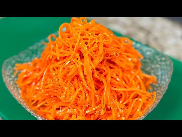 The best ever simple carrot side dish-delicious garlicky carrot. Most delicious carrot salad.