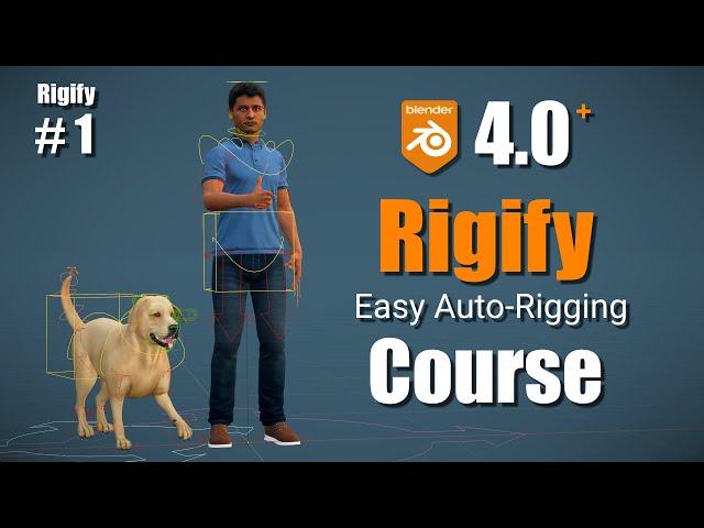 [Blender 4.0 RIGIFY] Ch 1: Course Intro