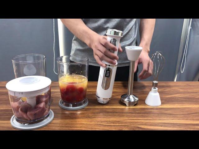 Pumuky 4-in-1 Cordless Hand Blender