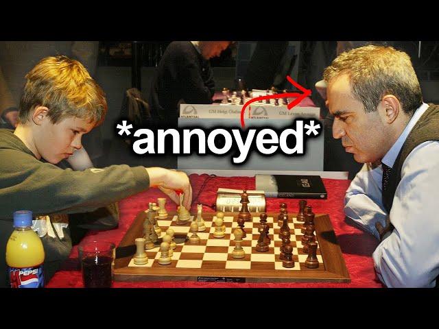 When Young Magnus Carlsen Challenged Garry Kasparov