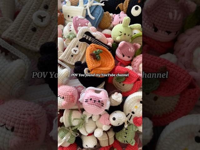 Tutorials on my channel  #amigurumi #crochet #handmade #christmas #crochettutorial #yarn #diy