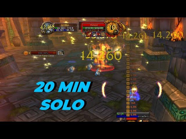 Mage Solo New Zul'Aman Dungeon Challenge - Cataclysm Classic