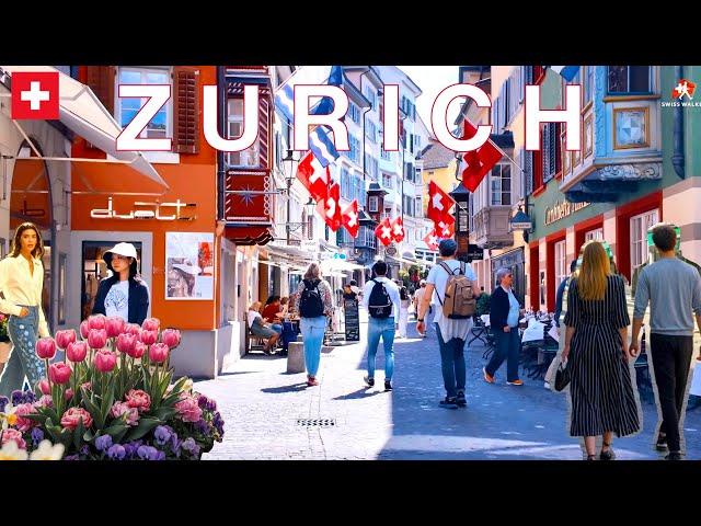 Zurich Switzerland; Luxury, Views & Swiss Charm - Walking Zurich's Iconic Streets 