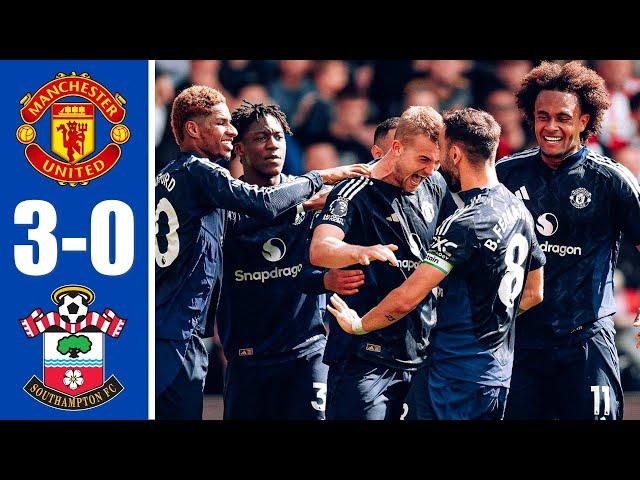 Man United vs Southampton (3-0): Onana penalty save, De Ligt first goal, Rashford goal, Ugarte debut