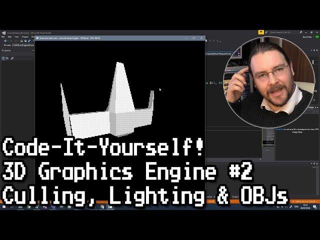 Code-It-Yourself! 3D Graphics Engine Part#2 - Normals, Culling, Lighting & Object Files