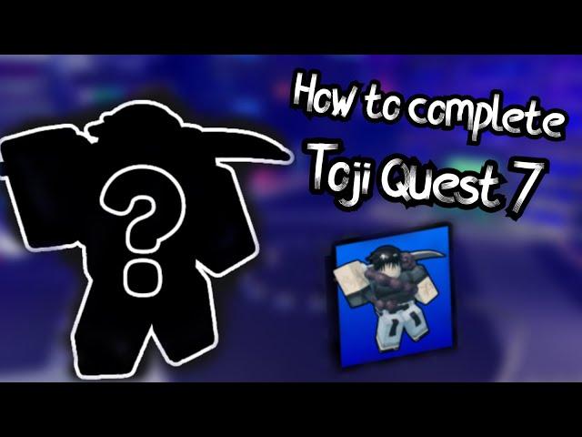 How to complete Toji Quest 7 Solo | Sorcerer Tower Defense