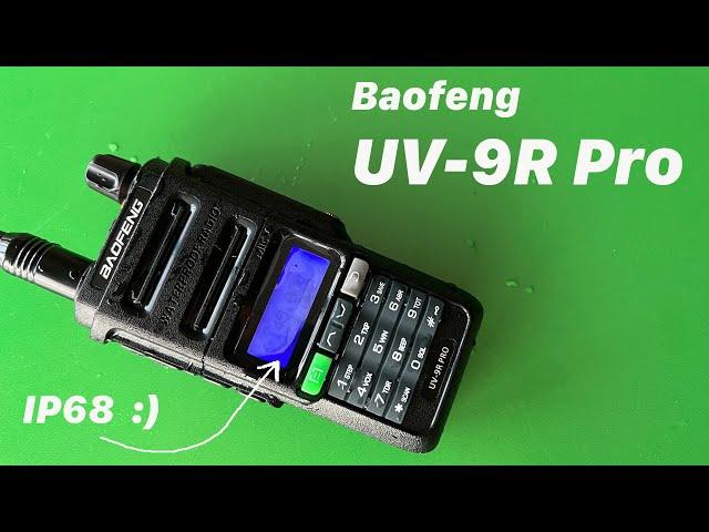 Baofeng UV-9R Pro radio station. New generation or degradation?