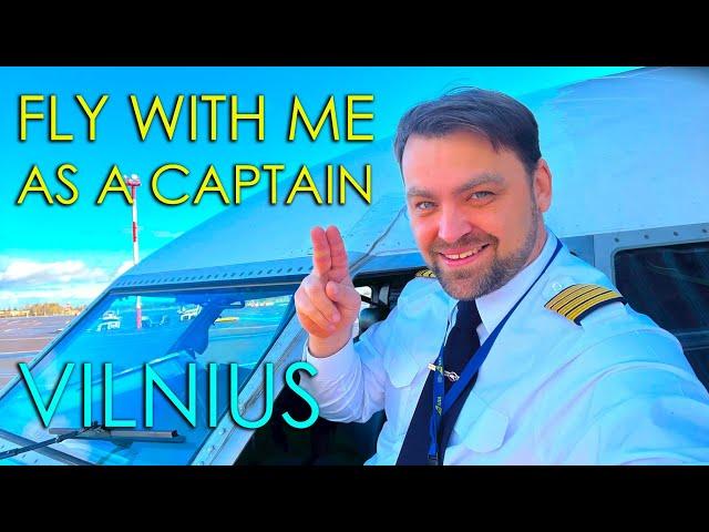 A Day in the LIFE as an Airline Pilot | Flight to Vilnius on B737 [HD]