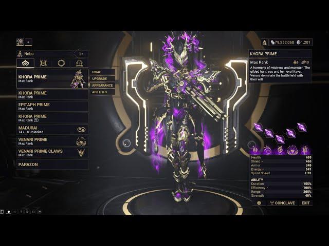 Warframe Maximum Investment Build Update - Khora Prime | Koumei & The 5 Fates